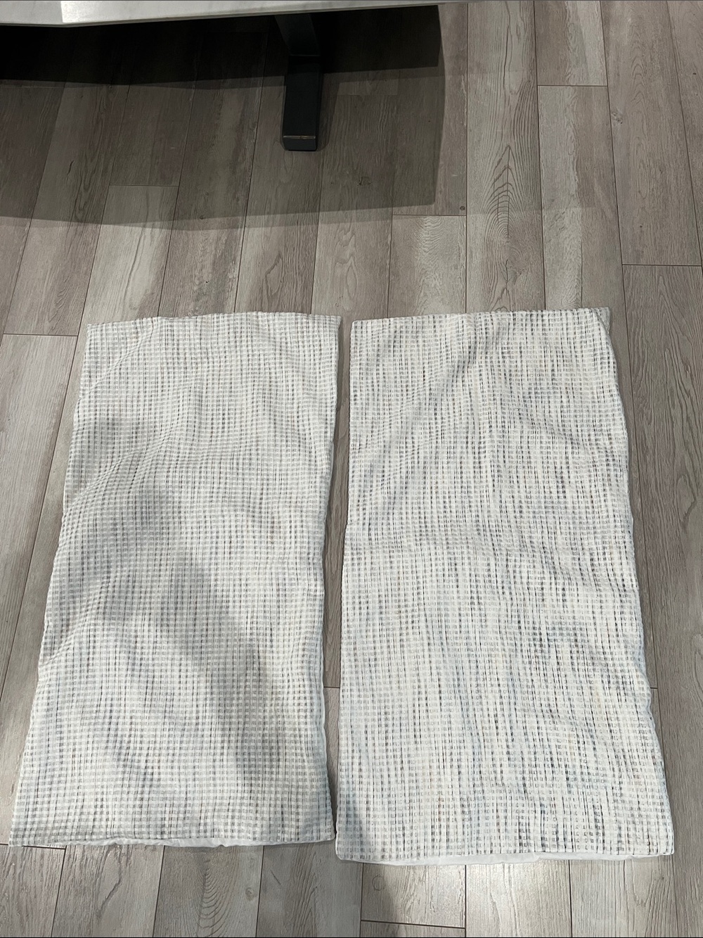 Brand new! Set of 2 White Waffle Weave pillow cases